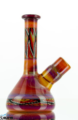 Mini Amber Purple Reticello Tube by Takoda Madrona  #393