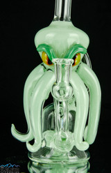 Mint Octopus Recycler by Als Boro Creations  #467