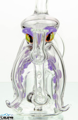 Purple Octopus Recycler by Als Boro Creations  #469