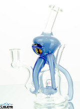 Blue Octopus Recycler by Als Boro Creations  #471