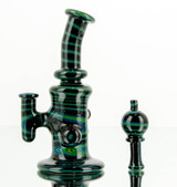 Blue & Green Linework mini tube by Andy G #489