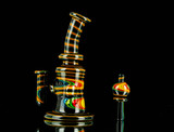 Rainbow to Black Linework mini tube by Andy G #494