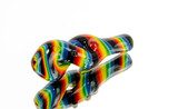 Skittles twisted doughnut Custom Mouthpiece by Steve Kelnhofer #313