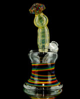 Rainbow to trippy bone Mini tube by Steve Kelnhofer #522