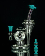 Agua Blue Recycler by Tonsofun GLass #538