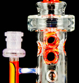 Red & Blue Fab Tube by dynamic glass #582
