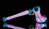 Purple Gold butter Hammer bubbler by Steve Kelnhofer #605