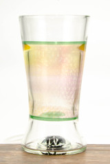 Color changing fume drinking glass with green lips by Steve Kelnhofer #41