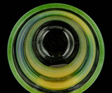 Color changing fume drinking glass with green lips by Steve k #41