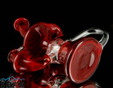 Red Frit Color Klein Recycler by Happy Time Glass 634