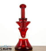 Red Frit Color Klein Recycler by Happy Time Glass 634
