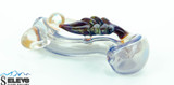 Sexy Leaf & Horn CFL Pipe  by Love Glass #287