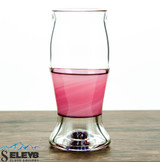 Ruby and Milky Pink Butter Pint Glass by Steve K. #52