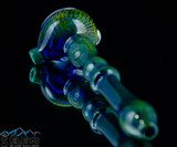 Custom Cobalt Alien Skin Butter Spoon Pipe by Steve K. #303