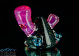 Crushed Opal Lerk Head Pendant by Lerk The World Glass #51