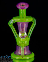  Watermelon Klein Recycler with Carb Cap by Andy G #708