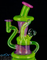 Watermelon Klein Recycler with Carb Cap by Andy G #708