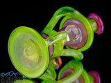 Watermelon Klein Recycler with Carb Cap by Andy G #708