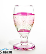 Fumed Transparent Gold Purple Goblet by Steve Kelnhofer #62