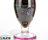 Fumed Transparent Gold Purple Goblet by Steve Kelnhofer #62