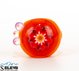 Orange Flower Spoon by Colt Glass and Florin Glass #393