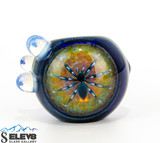 Blue Spider Spoon by Colt Glass and Florin Glass #394