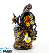 Sunset Bubbler by Bearclaw Glass #815