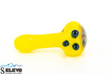 Yellow Butterfly Spoon by Colt Glass and Florin Glass #408