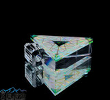 Quantum Opal Triangle Pendant by Kravin Glass and Graphic Zack #89