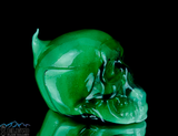 Glass Skull Paperweight made from Ziggy Stardust Butter by Elev8 Premier #3