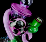 Water Pipe Bong - Butter Moving Forward Recycler by Steve Kelnhofer #875