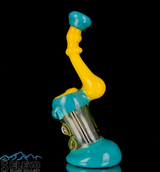 Bubbler Water Pipe - Goldmember and Ocean Butter Bubbler by Steve Kelnhofer #885