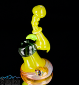 Bubbler Water Pipe - Watermelon Bubbler by Steve K #896