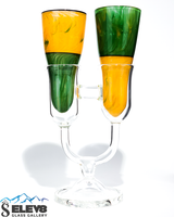 Butter Wedding Glass Set by Steve Kelnhofer #3