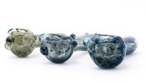 Cremation Memorial Art - Spoon Pipes with Encased Cremains by Elev8 Premier