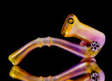 Amber Purple and Pink Gold Butter Sherlock by Exposure Glass #476