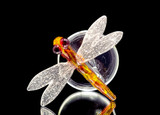 Cremation Memorial Art - Glass Memorial Dragon Fly by Elev8 Premier