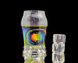 Drinking Glass - Skittles Fire and Ice Whiskey Glass by Steve K. X Shimkus Glass #37