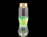 Custom Glass Water Bottle -  Green Sexy Wide Mouth by Steve K. #60