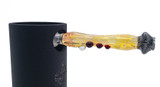 Custom Conical Ground Glass Wand by Shimkus Glass #231