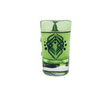 Drinking Glass - Green Leaf Shot Glass by Blossom Glass #96