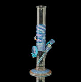 Water Pipe Bong - Blue Steal Your Face Hendy Tube by Hendy Glass #1062