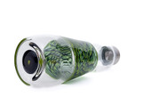 Hand Crafted Green Trippy Tech Water Bottle by Steve Kelnhofer #78