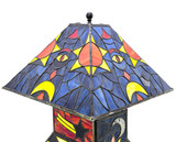 Color Changing Stained Glass Lamp and Clock