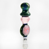 Custom Spherical Ground Glass Wand #25