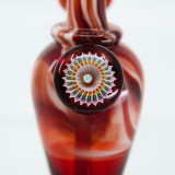 Red Burst Mini Dab Rig by Steve H. Glass #95