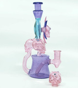 Skull Dab Recycler by Sweeny Glass #107-6516