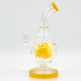 Elev8 Glass Sea Mine Dab Rig and Water Pipe Butterscotch