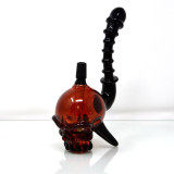 Black & Red Skull Dab Rig by J Smart Glass #109