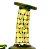 Checkerboard Dab Rig by Slinger Glass and Yook Neck and Mouthpiece